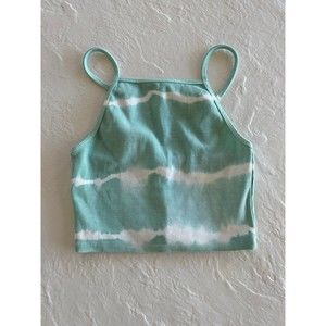 Zara Tie Dye High Neck Tank Top